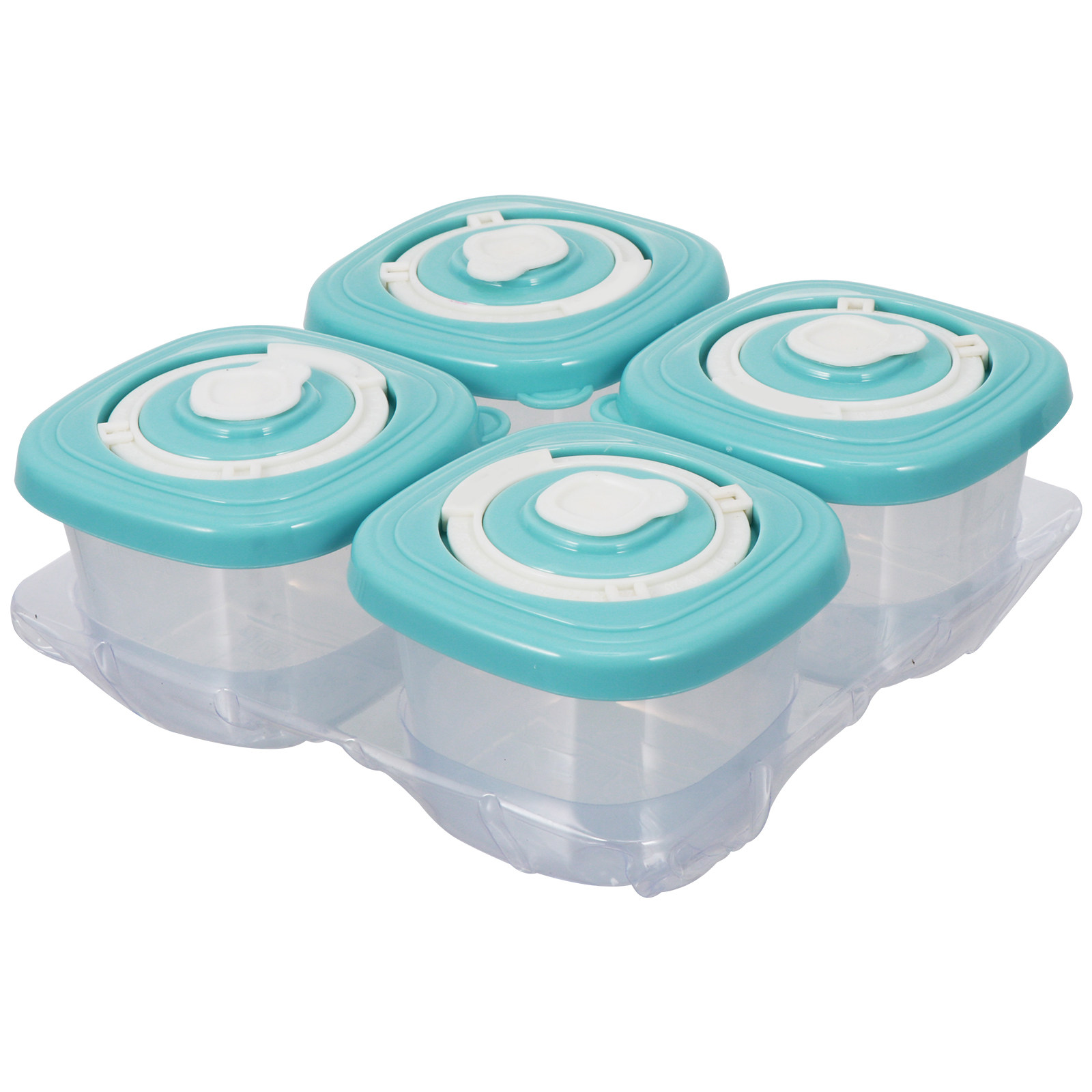 Baby Food Healthy - 4 boîtes de conservation pour aliments