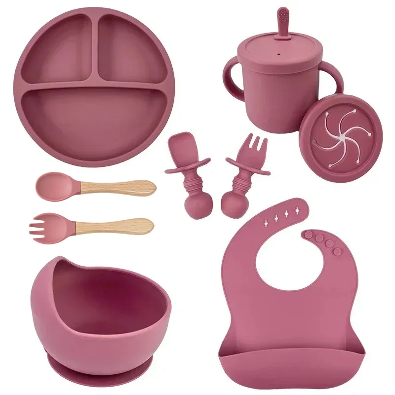 Baby Food Guide - Ensemble de plats en Silicone de