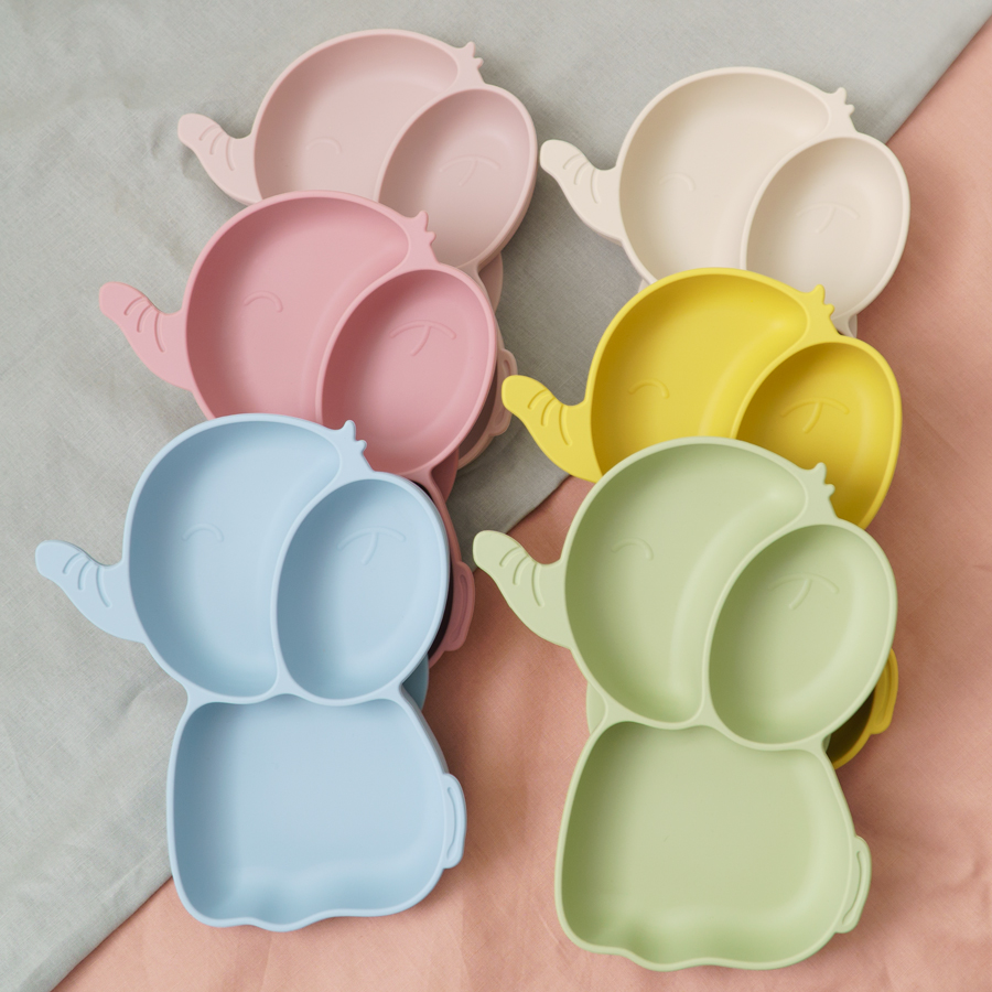 Baby Food Grater - Assiette à manger en silicone pour