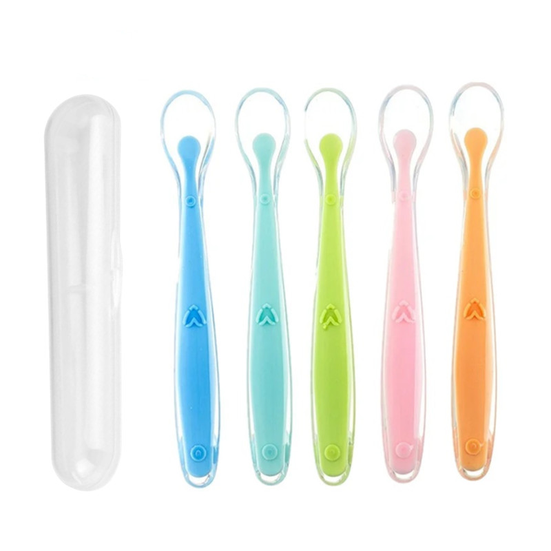 Baby Food Guide - Cuillères en Silicone sans BPA pour