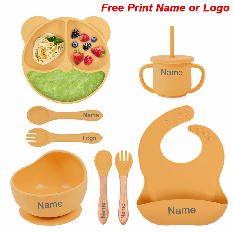 Baby Food Grater - Ensemble d'alimentation en Silicone pour bébé,