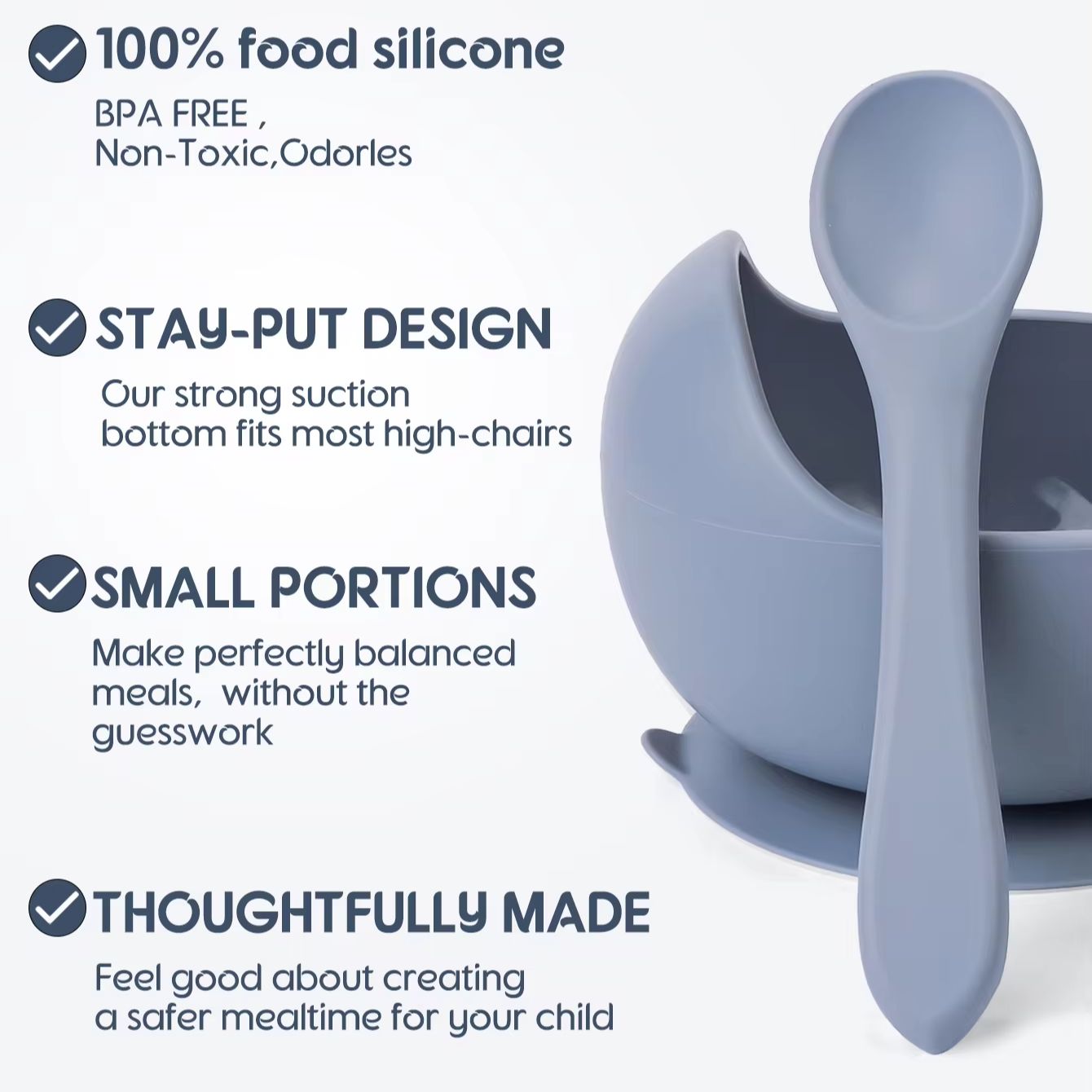 Bol à ventouse en Silicone, va - Baby Food Kit avis et prix