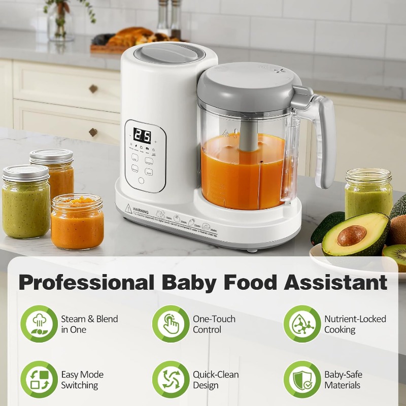Robot Cuiseur Mixeur 4-en-1 po - Baby Food Healthy avis et prix